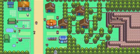 Pueblo Sosiego (Paso a paso) en Pokémon Diamante .